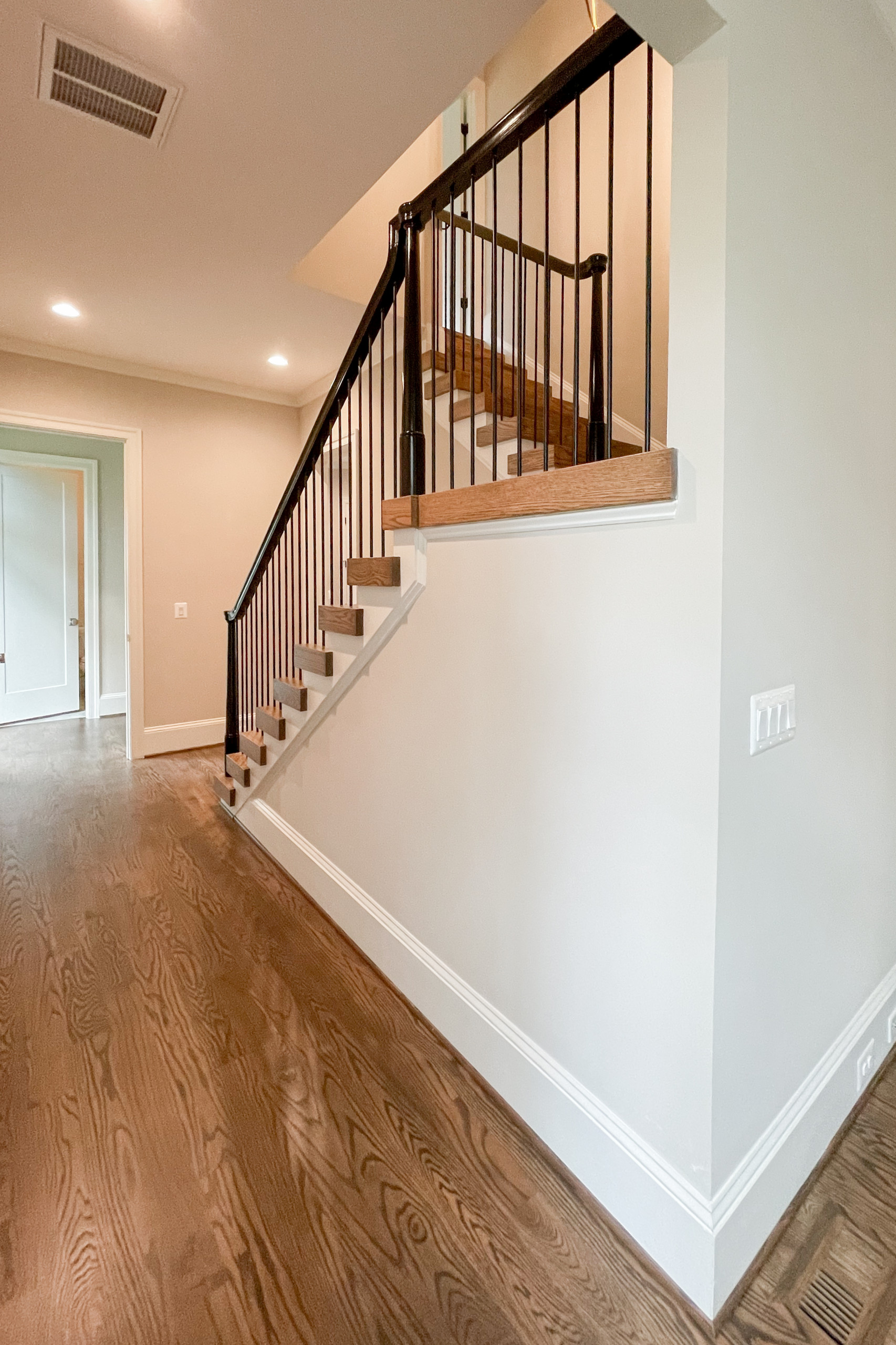 89_Eclectic and Edguy Staircase in French Contemporary Residence, McLean VA 2210