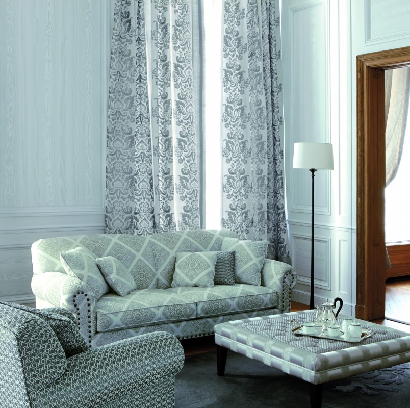 Ткани в готовых интерьерах