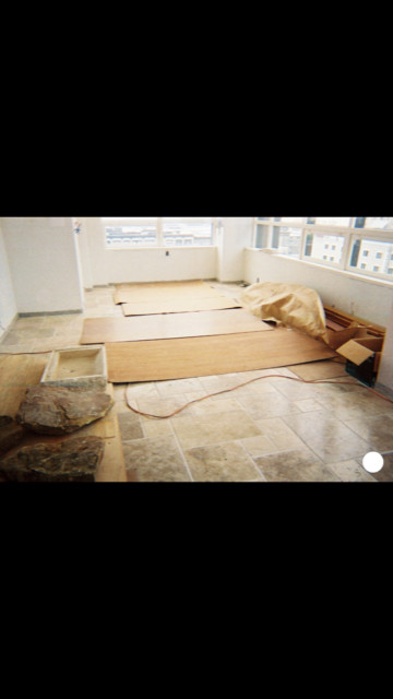 Travertine Floor Great-room