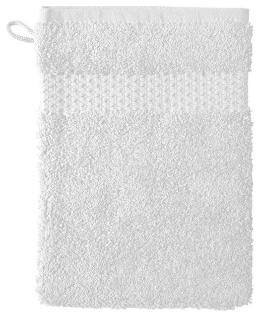 Etoile Towels, White/Blanc, Wash Mitt