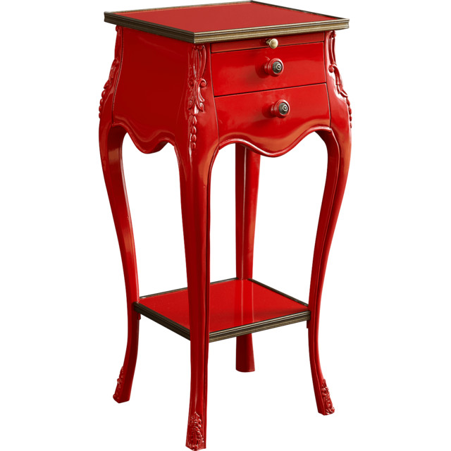 Fine Furniture Design Ferrari Red Accent Table