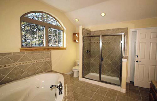 Inspiration for a transitional bathroom remodel in Denver