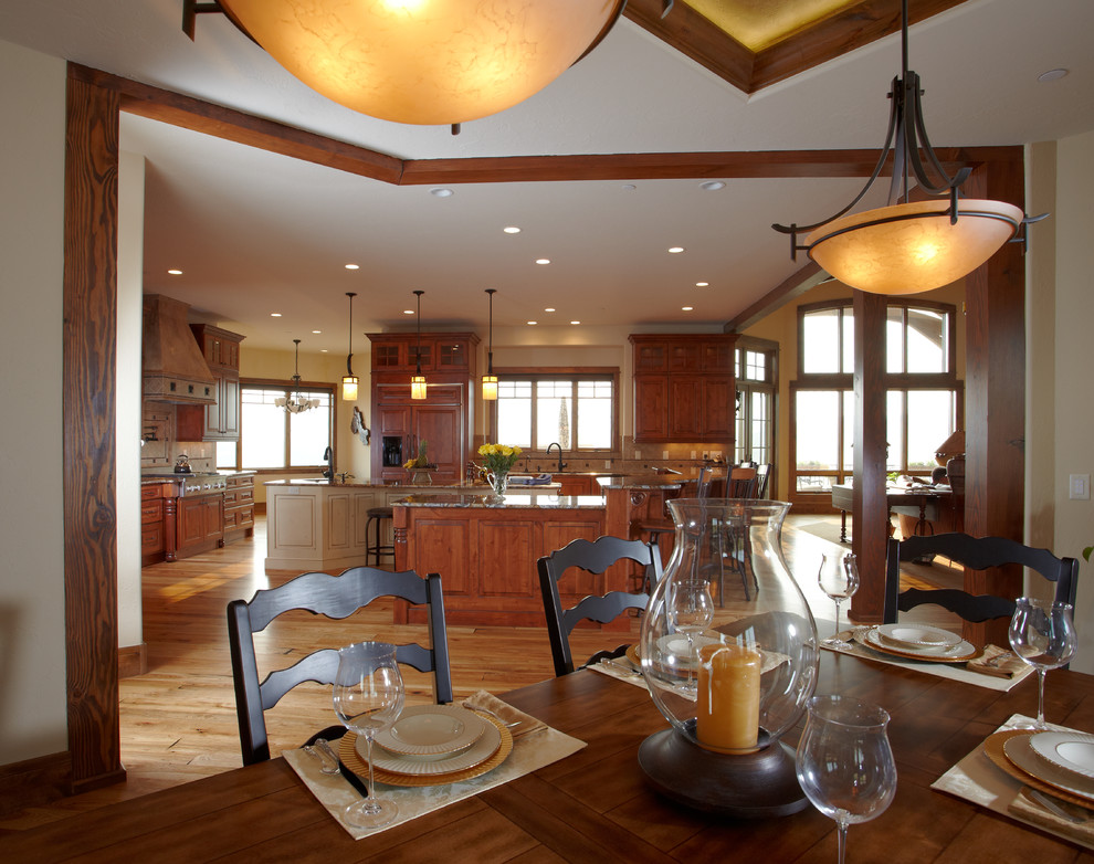 Inspiration for a craftsman kitchen remodel in Denver