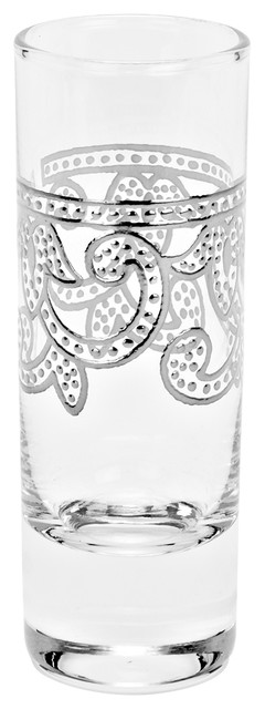 Samarcana Silver Shot Glass, Set of 6