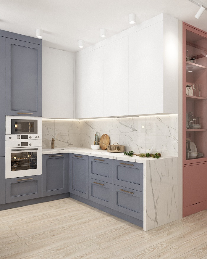 Квартира "Морской бриз" в стиле сканди 90 кв.м. в