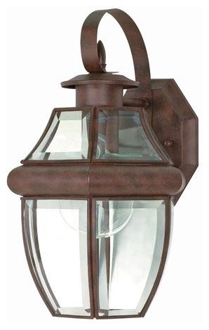 Nuvo La Cage de verre Outdoor Old Bronze Wall Light - Traditional - Outdoor  Wall Lights And Sconces - by Lighting Lighting Lighting | Houzz