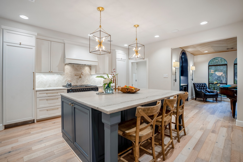 Kitchen - transitional kitchen idea in Houston
