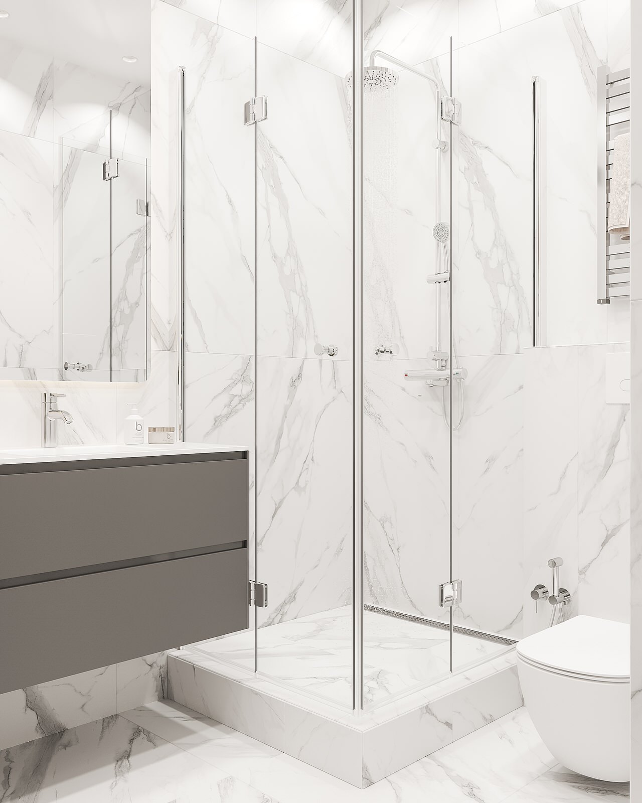 white с террасой