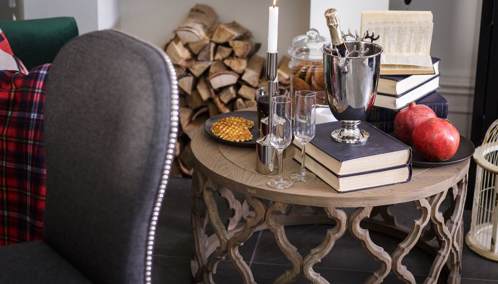 Новогодний интерьер гостиной