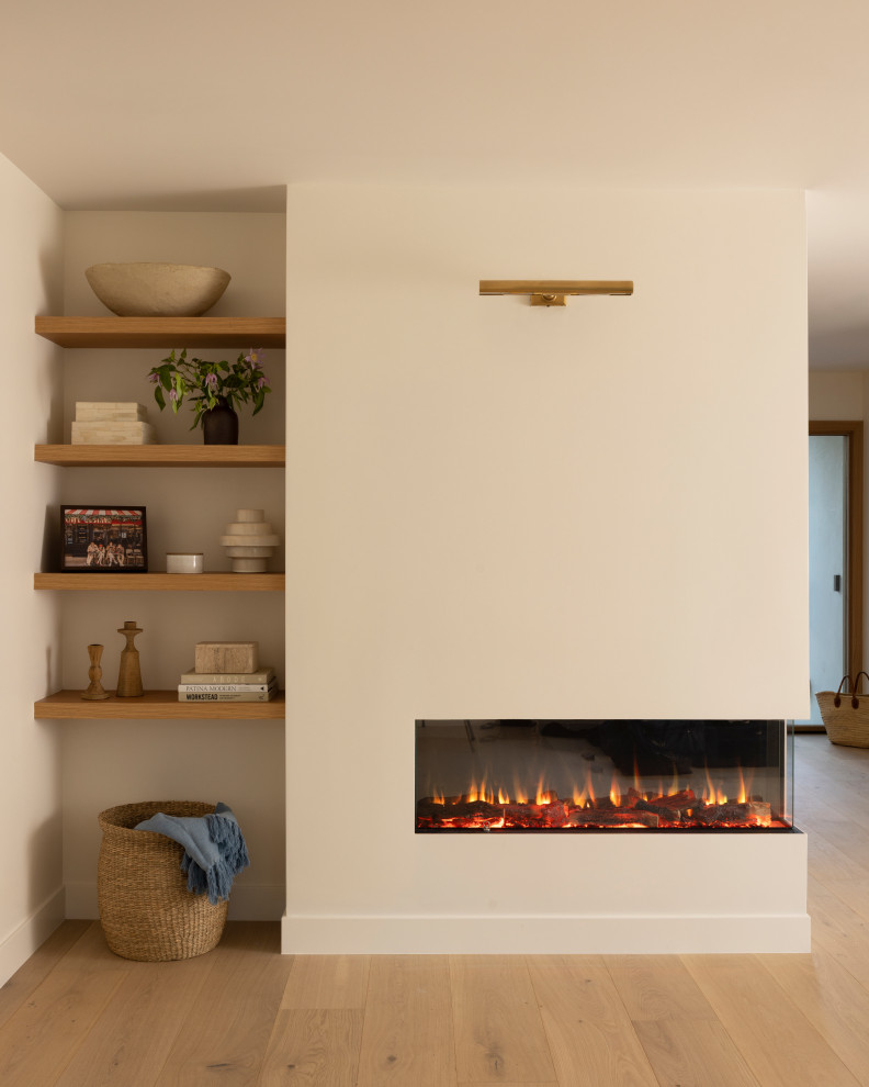 Inspiration for a transitional living room remodel in San Francisco