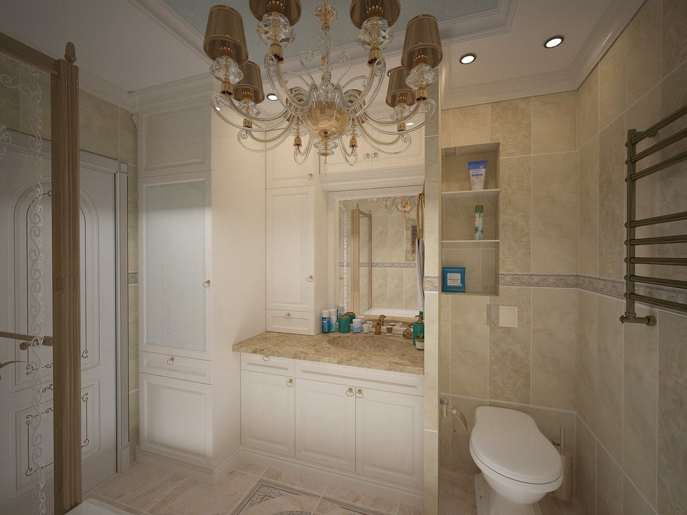 Санузел в классическом стиле