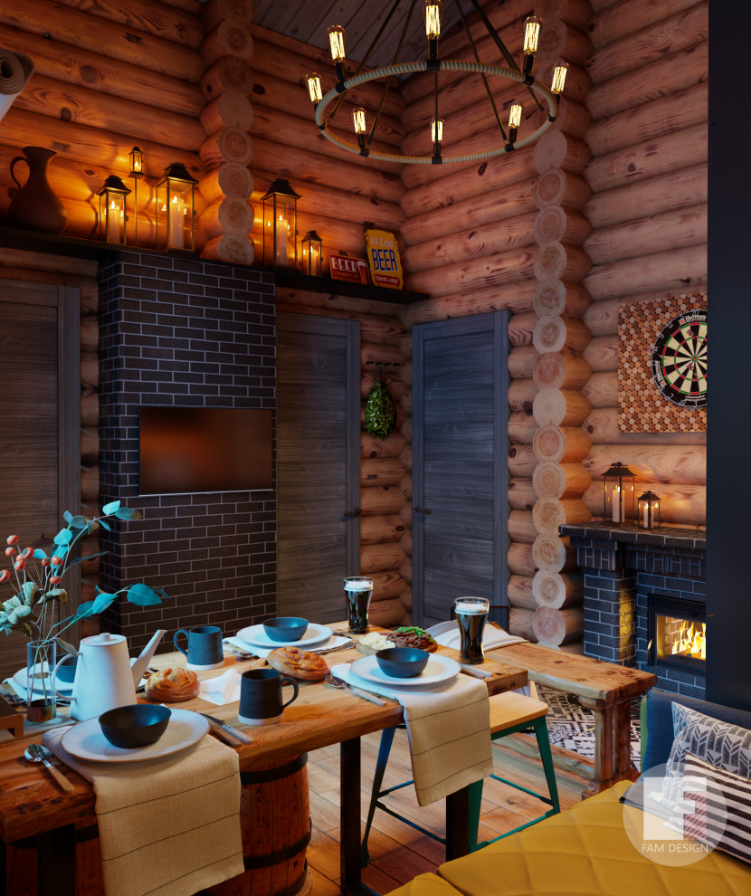 Баня в стиле лофт