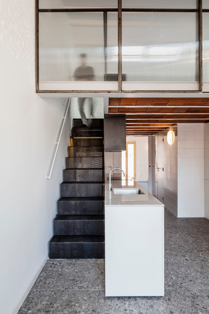 La Dominique industrial-treppen