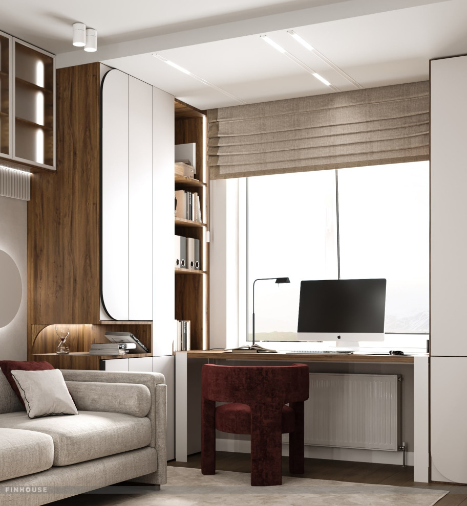 Проект двухкомнатной квартиры (57 м²) в Санкт-Петербурге