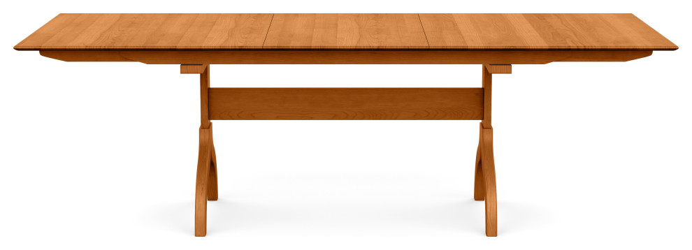 Copeland Sarah Trestle Extension Table, Natural Cherry, 38x60