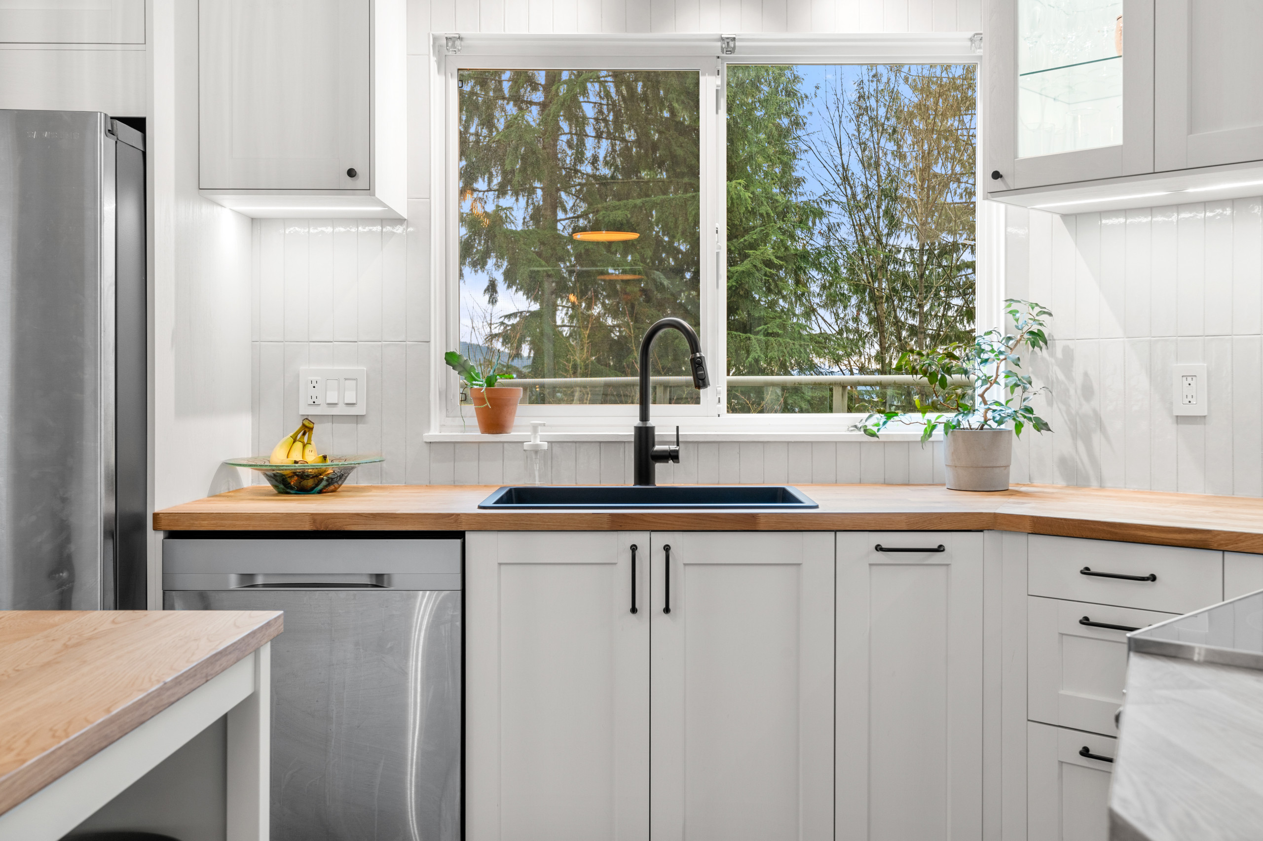 Kitchen Remodel with Butcher Block Counter