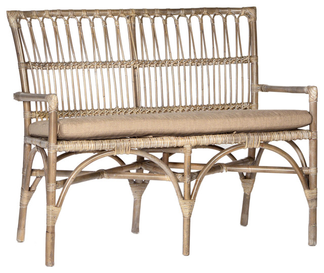Bamboo Entry Bench Tropical Accent And Storage Benches By Bamboo Entry Bench Tropical Accent And Storage Benches By Design Mix Furniture
