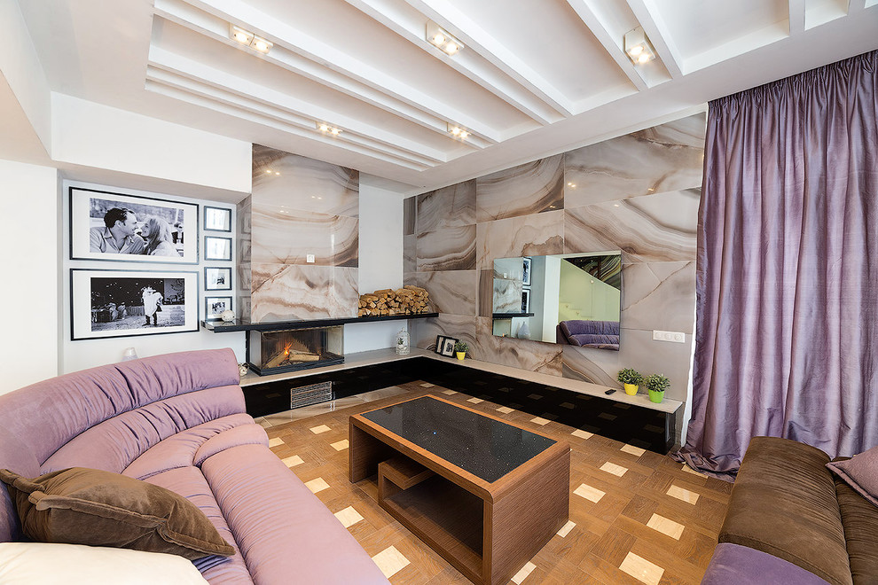 Дизайн гостиной в загородном доме