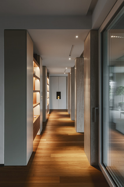 Abitare senza tempo - 150 MQ contemporary-hallway-and-landing