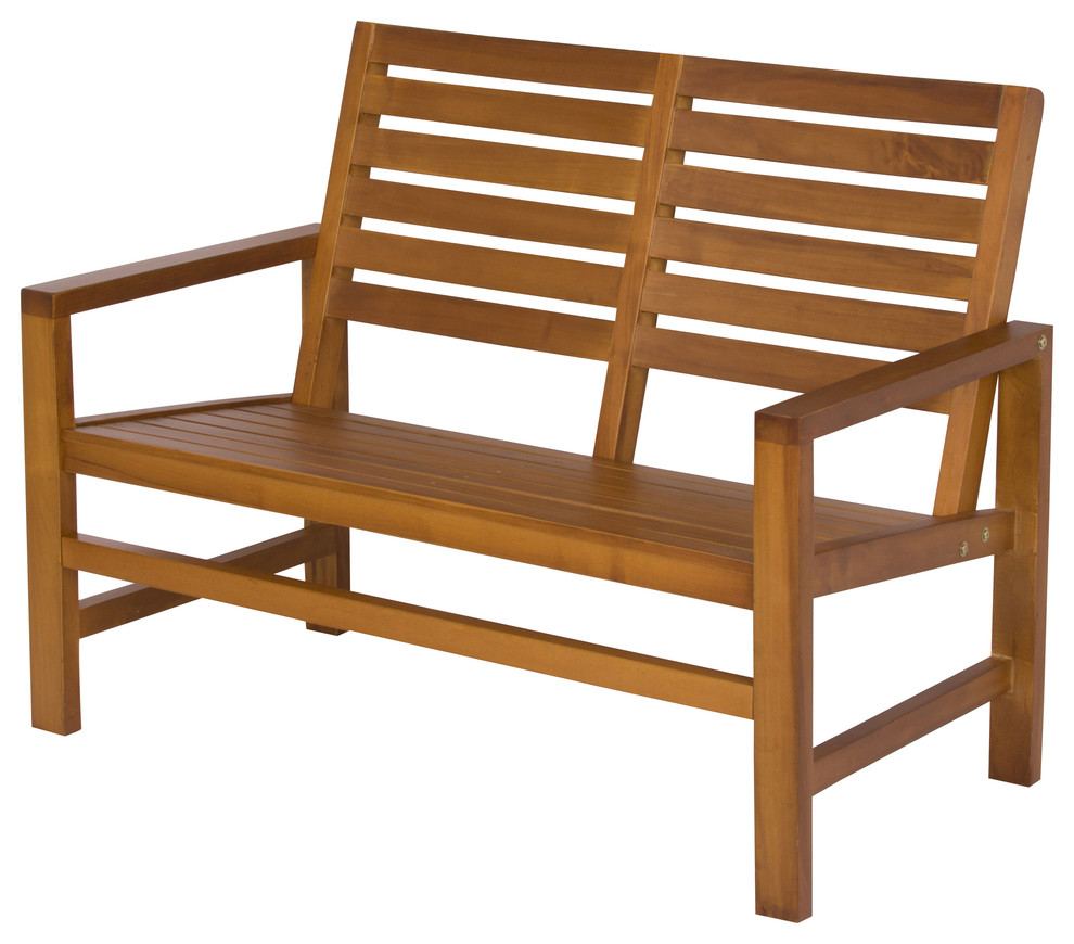 Contemporary Bench Contemporary Outdoor Benches by VirVentures