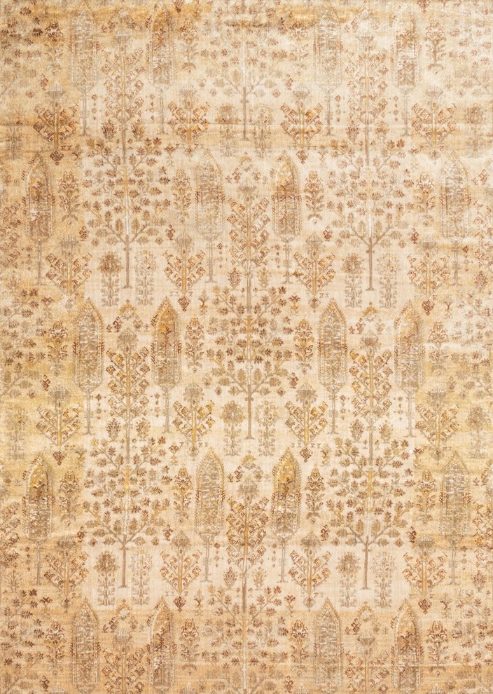 Loloi Rug, Ant Ivory/Gold, 9'6"x9'6" Round