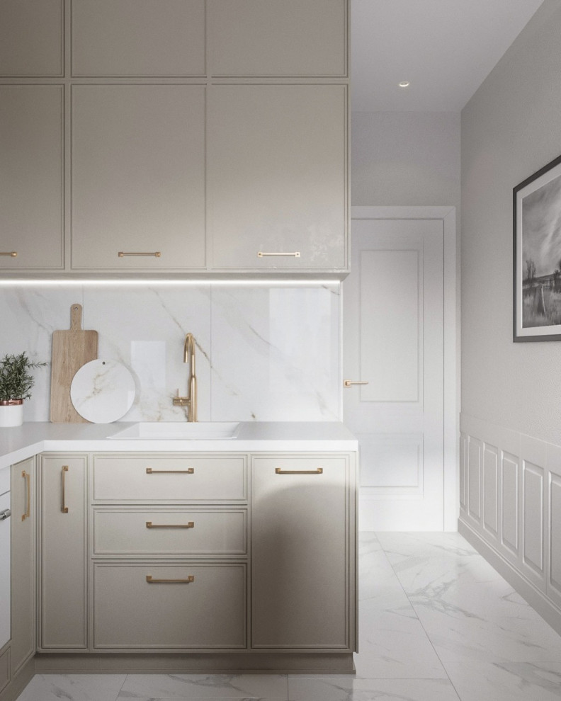 Квартира 55 м2, современная классика