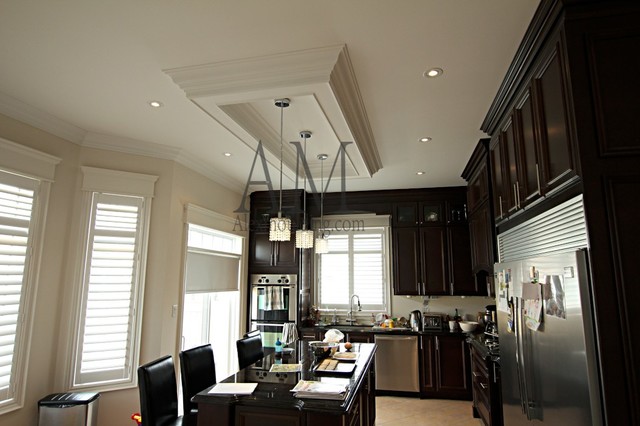 Patterned Octagon Ceiling Markham Modern Kitchen