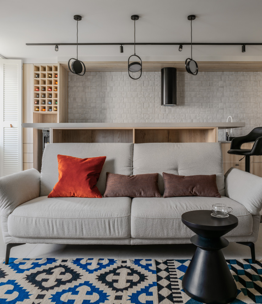 Квартира с яркими акцентами