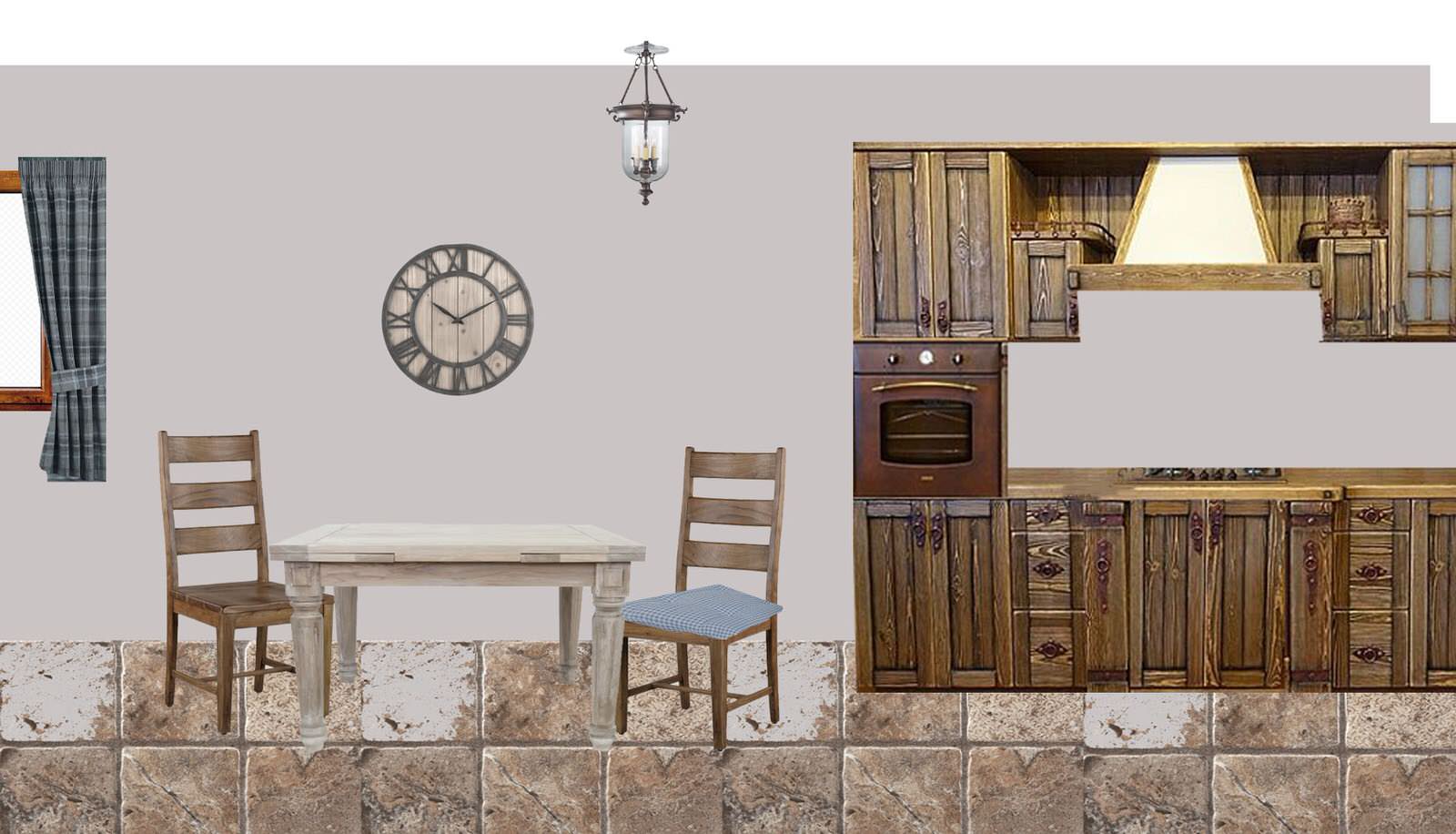 2 d коллажи квартиры в деревенском стиле