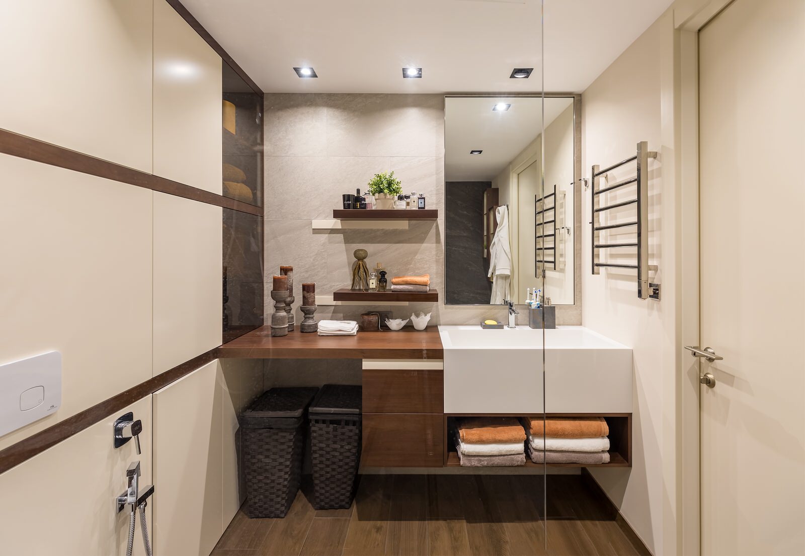 Проект трехкомнатной квартиры ЖК "Народного ополчения"