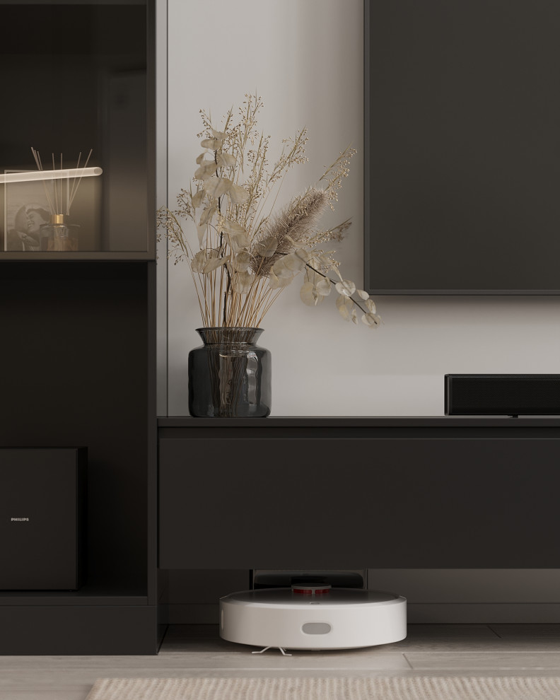 Современный интерьер в ЖК «Znak», Ижевск, 73 кв. м2