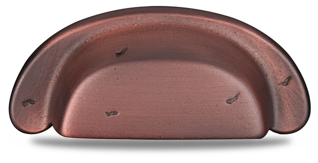 RK International, Distressed Heavy Cup Pull 3" (c, c), Distressed Copper