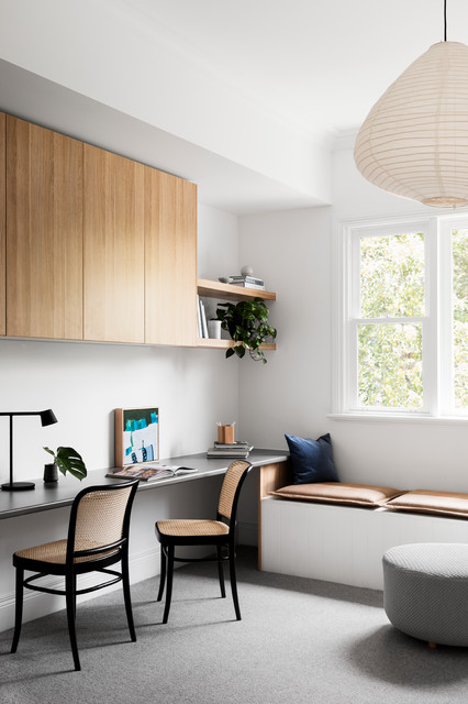 Hampton House Renovation contemporary-arbetsrum