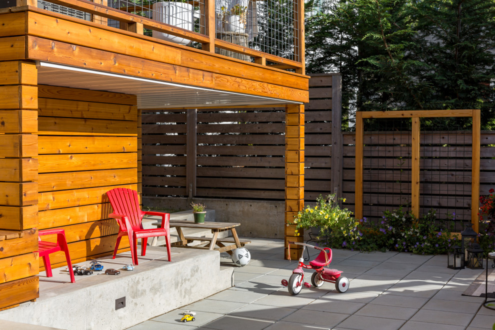 Home design - contemporary home design idea in Seattle