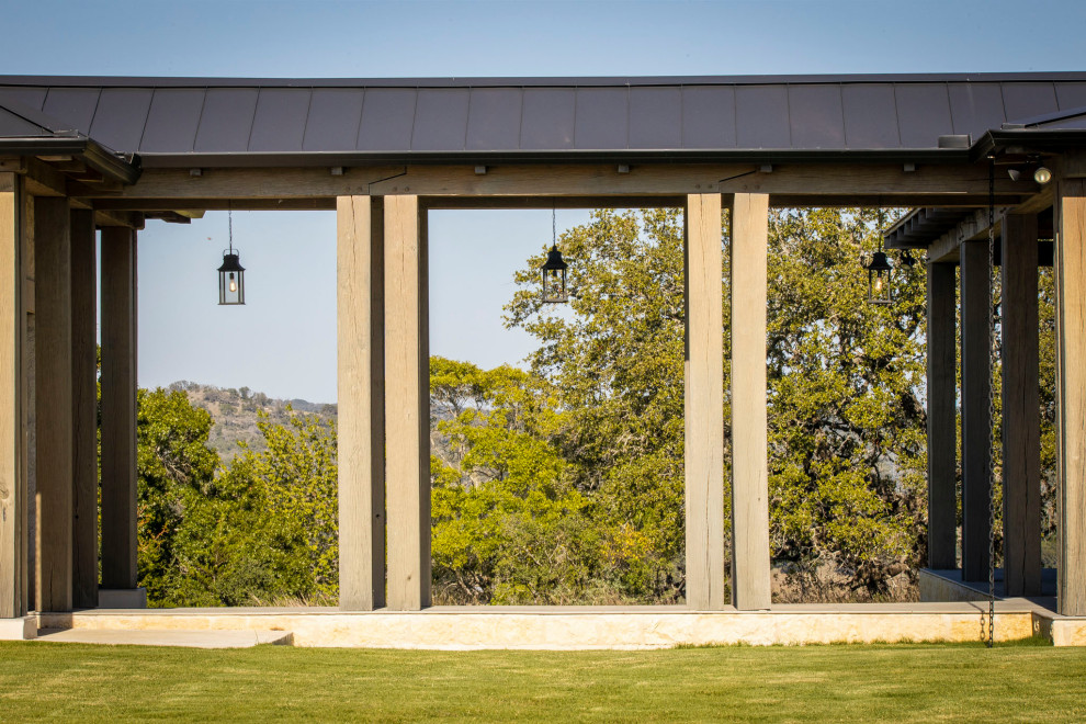 Mountain style exterior home photo in Austin