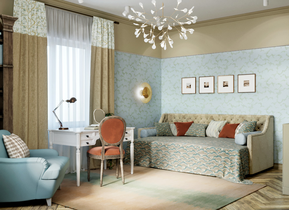 Загородный дом в оливковых тонах