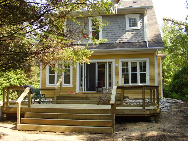 Wasaga Beach house coastal-deck