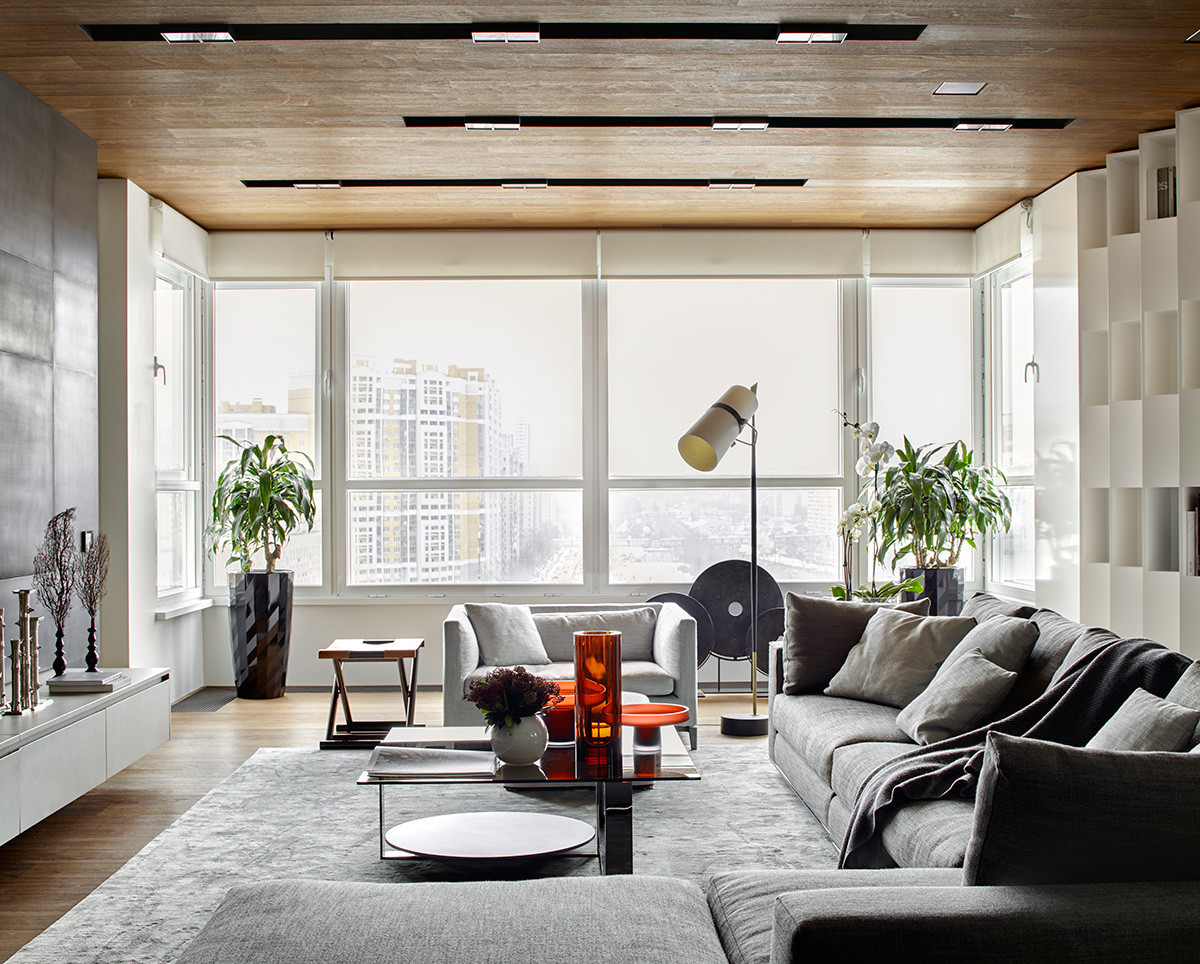 Интерьер пентхауса на Рублевском шоссе