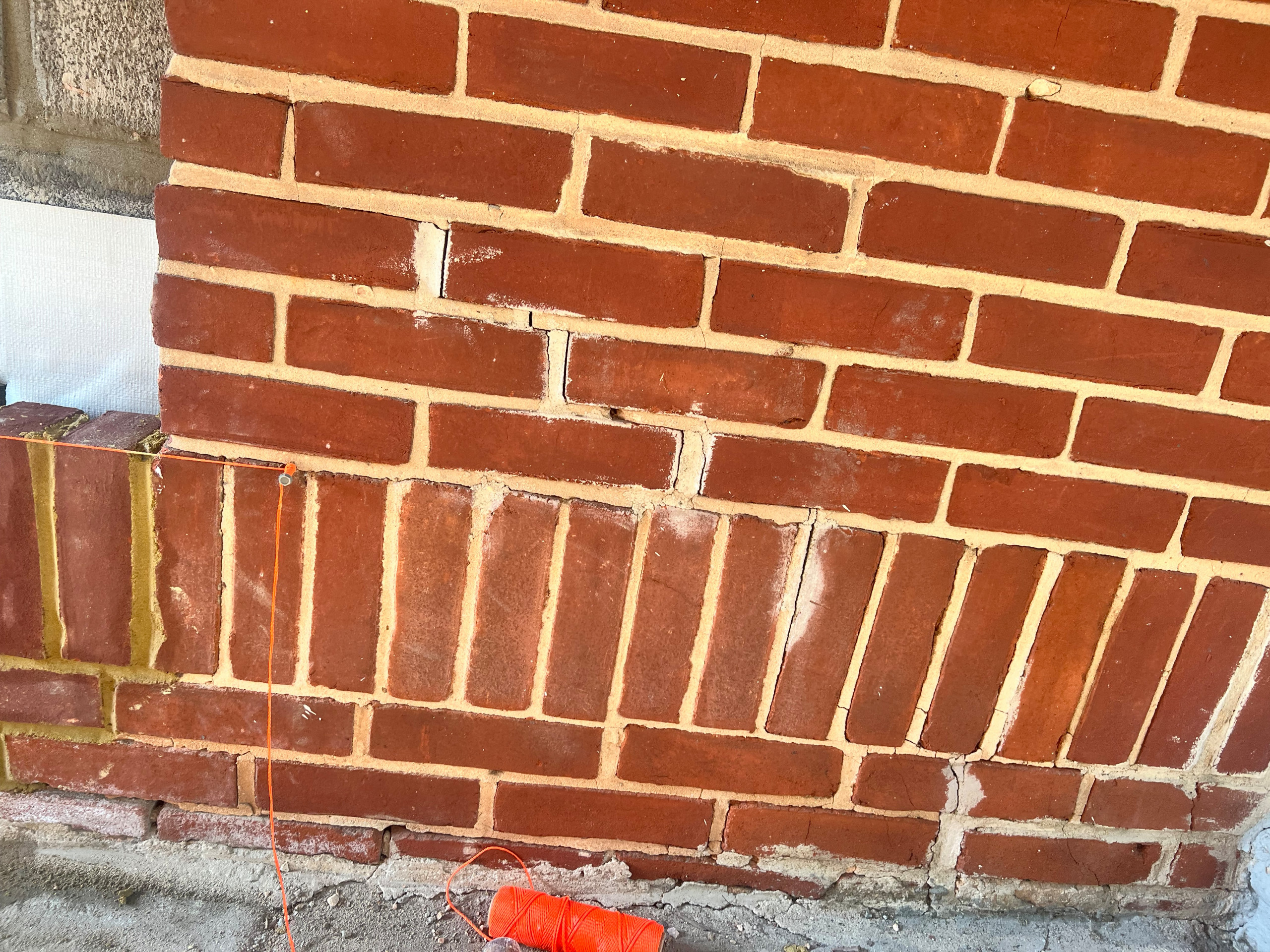 Historic wall panel and brick veneer replacement