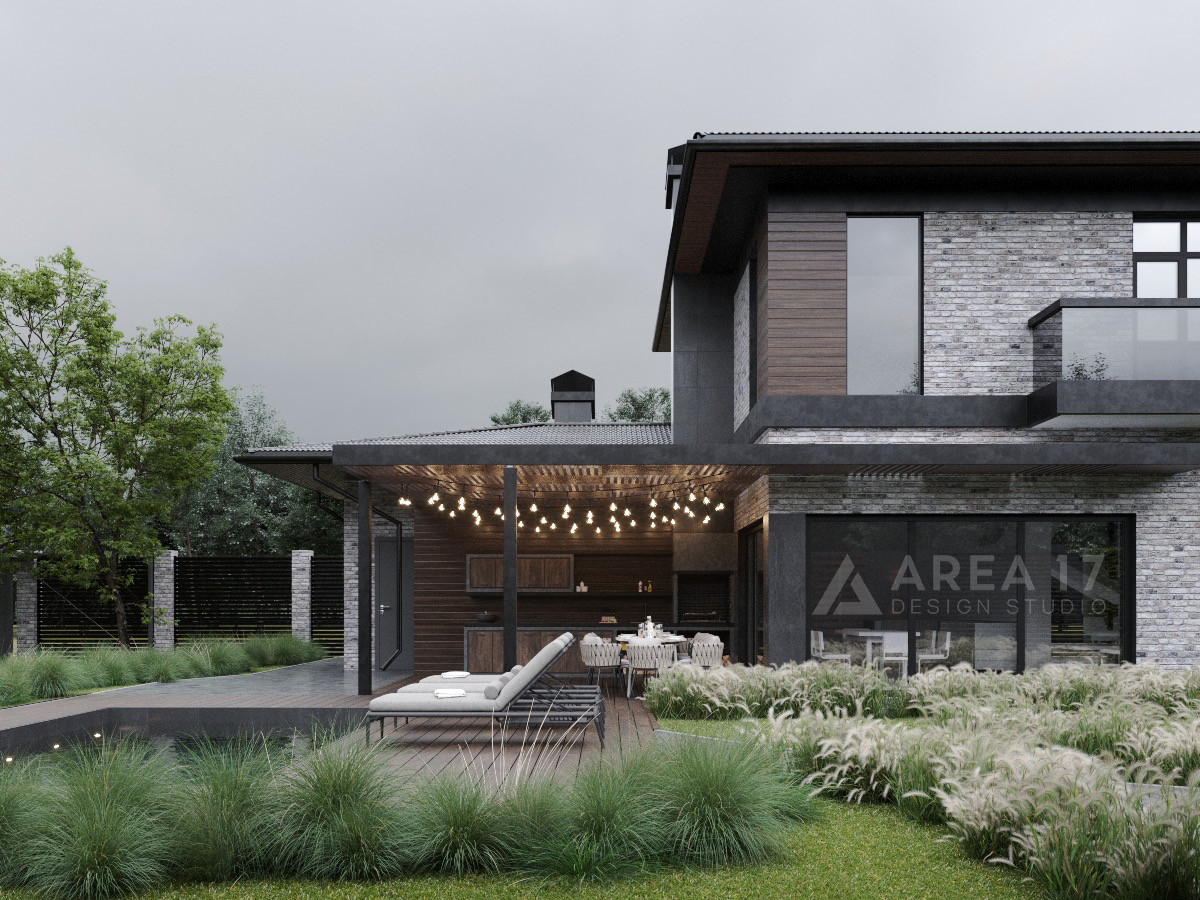 Эскизный проект дома, Весенняя