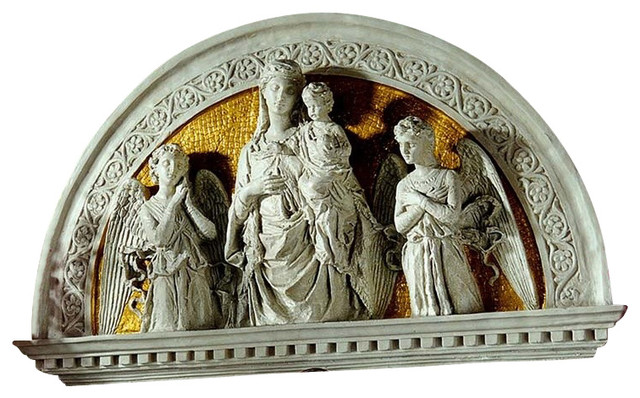 Blessed Union Renaissance Arch Frieze - Mediterranean - Wall Sculptures - by XoticBrands Home Decor