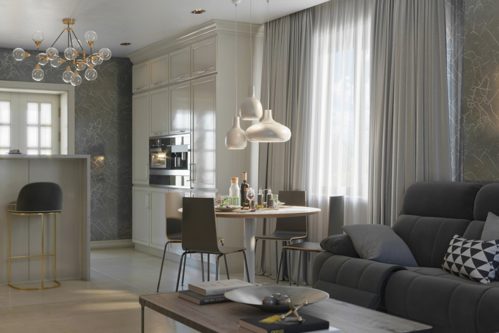 Кухня-гостинная