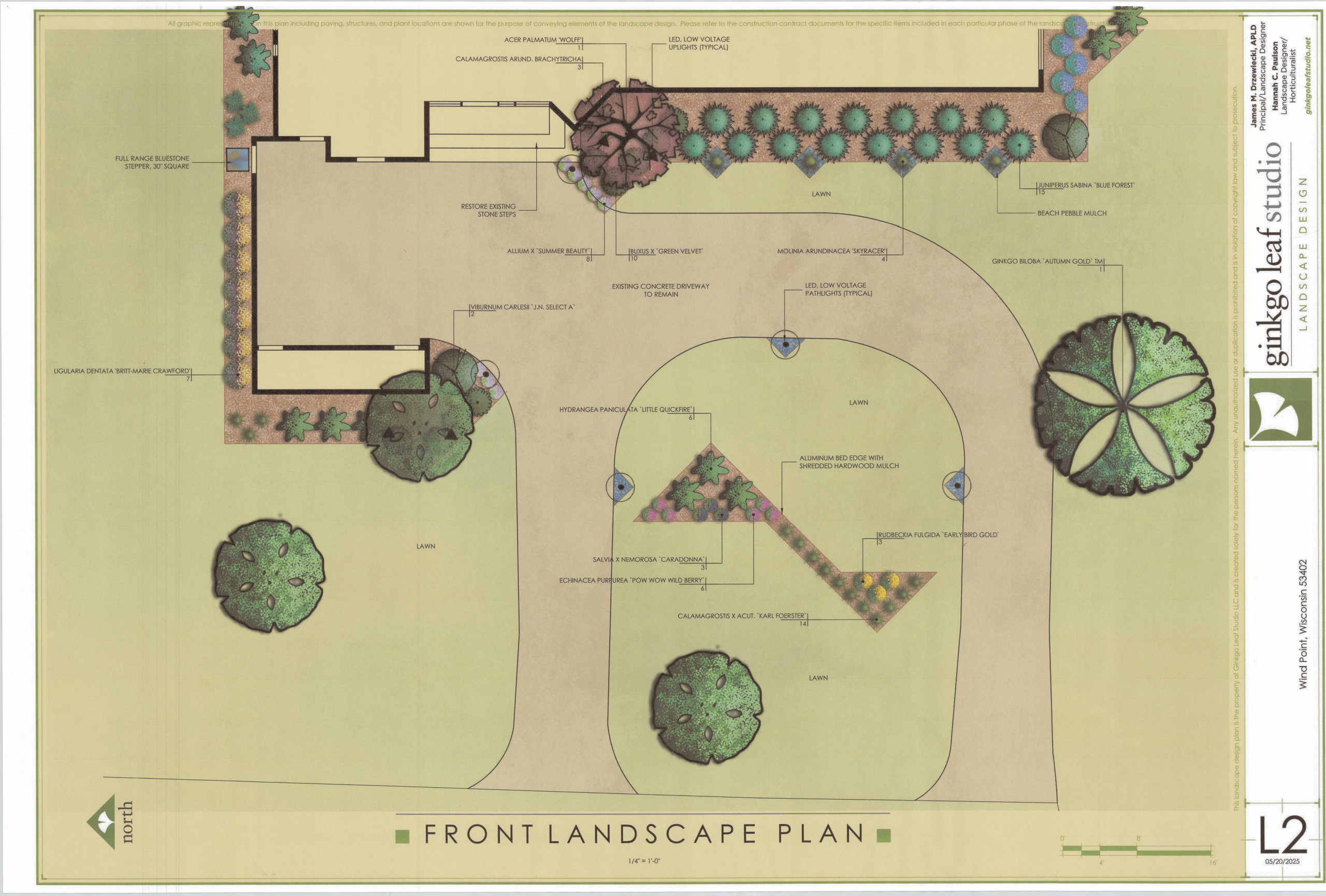 Mid-Century Landscape - Wind Point, WI