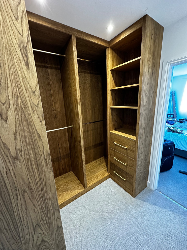 Luxurious dark oak wardrobe