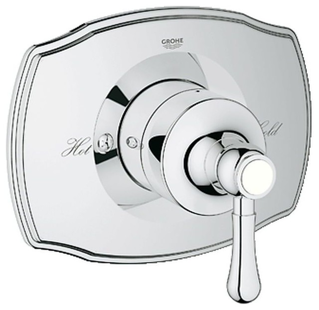 Grohe, Shower Valve Trim, 12"x16"x6" Traditional Tub And Shower