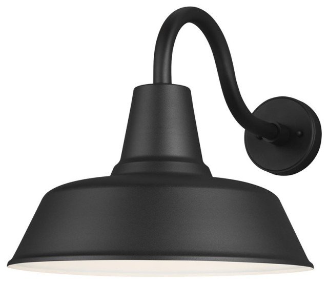 Sea Gull Barn Light Extra Large 1 Outdoor Wall Lantern 8837401 12 Black Traditional Lights And Sconces By Benjamin Rugs Furniture Houzz Light Outdoor Wall Lantern 8837401, Barn Light 1 Black Outdoor Wall Mount Lantern Sconce