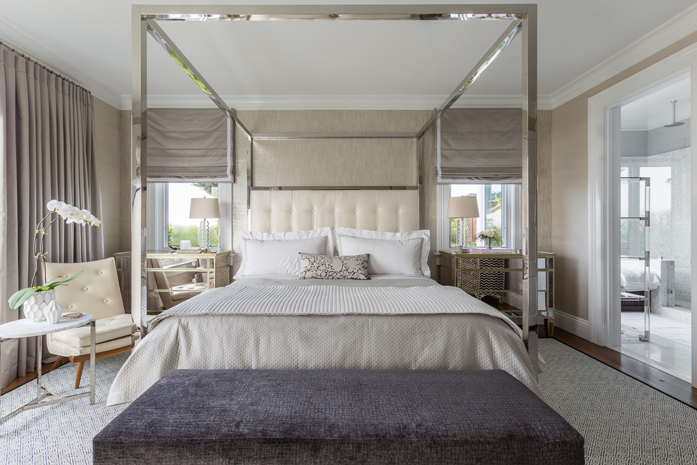 Photo of a transitional bedroom in San Francisco.