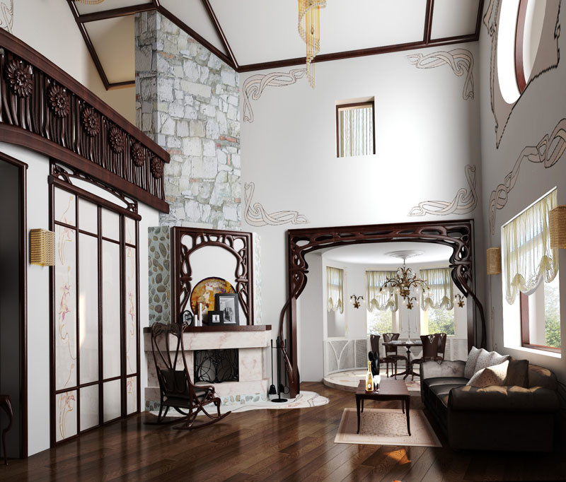 Дом в стиле модерн, Подмосковье