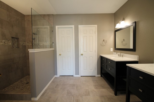 Carrollton Bath Remodel moderne-salle-de-bain