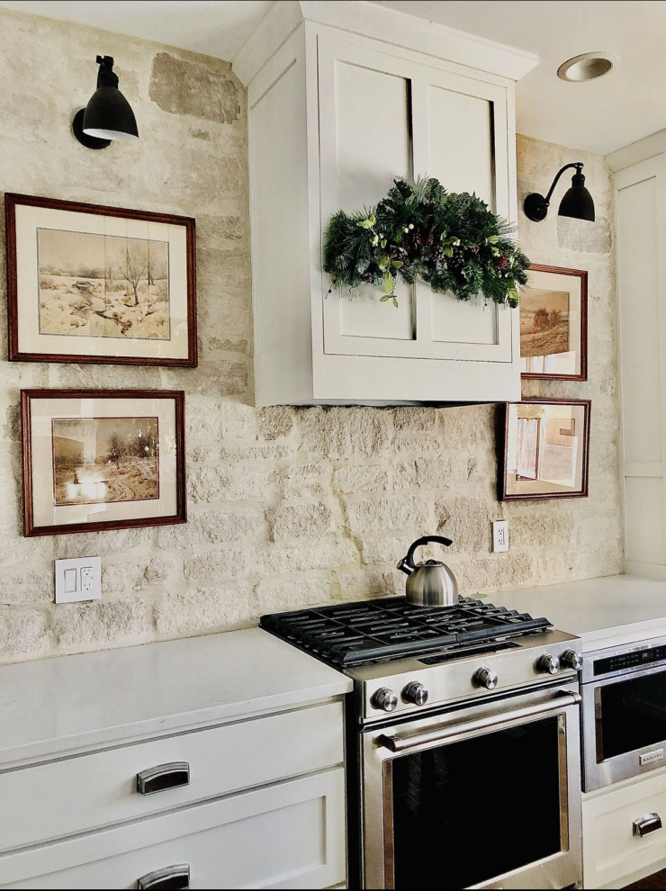Austin Limestone Backsplash